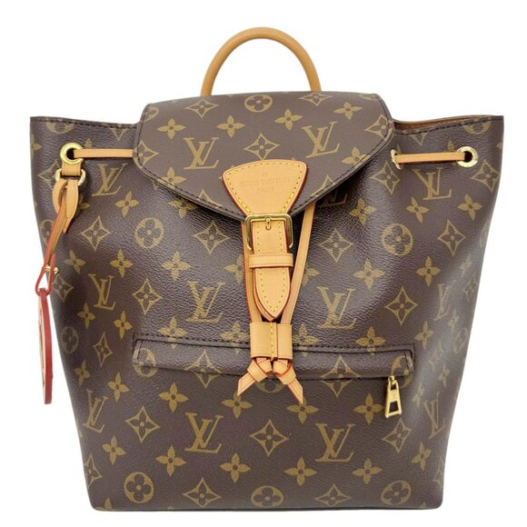 Louis Vuitton  Montsouris PM Monogram Canvas Backpack Brown - Picture 4 of 16